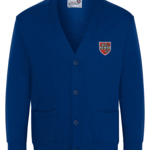 Royal Blue Kids Sweatshirt Cardigan (Primary)